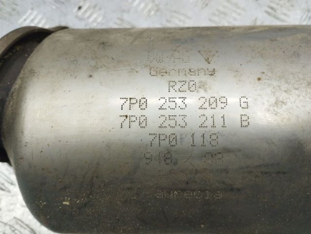 Труба приймальна (штани) глушника, передня, права 7P0253209G VAG
