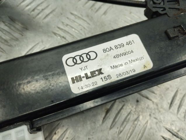 Механізм склопідйомника двері задньої, лівої 80A839461 VAG