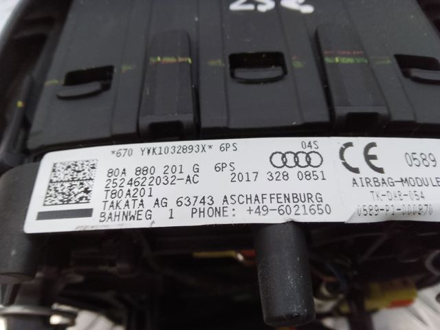 Подушка AIRBAG передня ліва 80A880201G6PS VAG