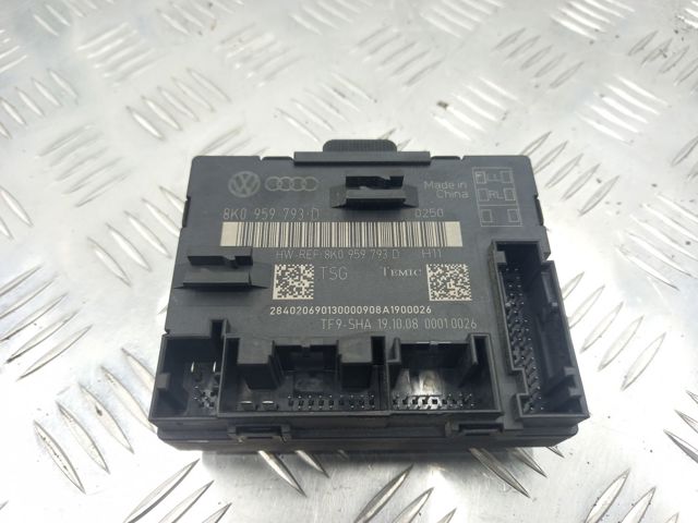 Блок комфорту передніх дверей 8K0959793D VAG