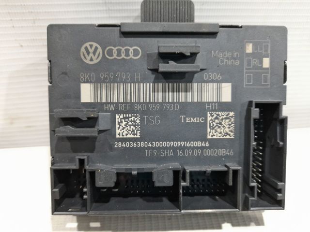 Блок комфорту передніх дверей 8K0959793H VAG