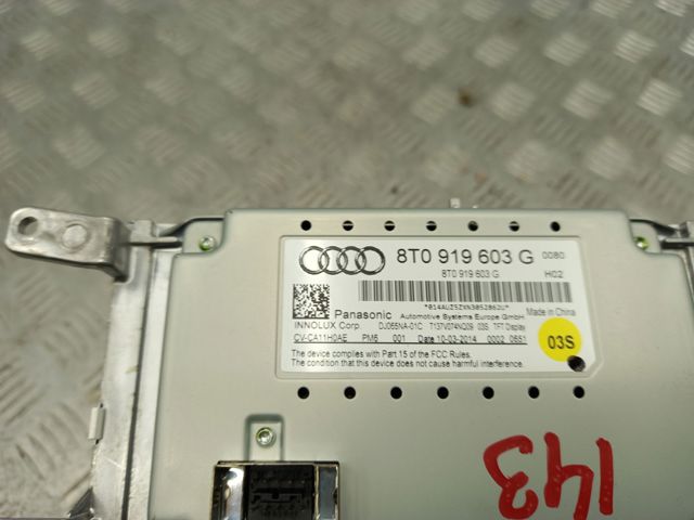 Дисплей багатофункціональний 8T0919603G VAG