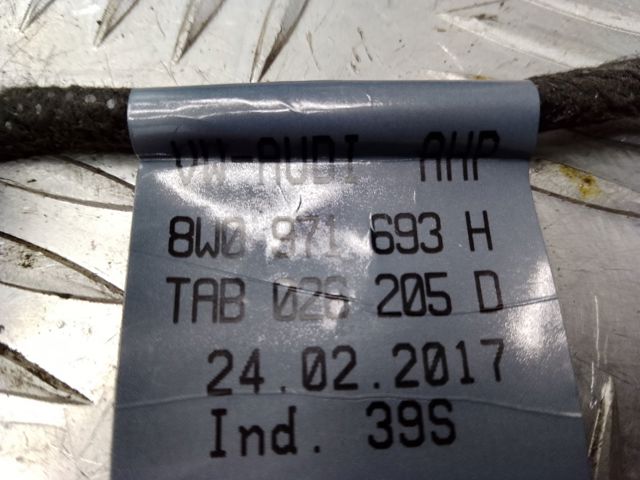 Електропроводка задніх дверей 8W0971693H VAG