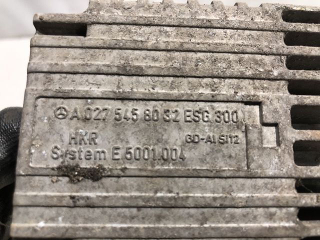 Регулятор оборотів вентилятора, блок управління A0275458032 MERCEDES