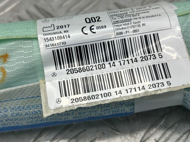 Подушка безпеки, збоку, права, AIRBAG A2058602100 MERCEDES