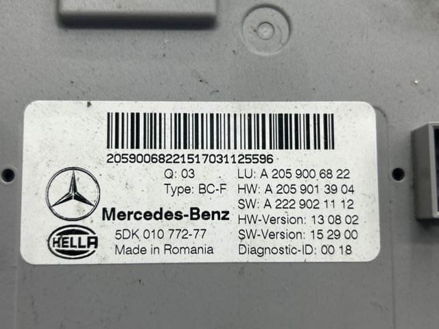 Блок керування сигналами SAM A2059006822 MERCEDES