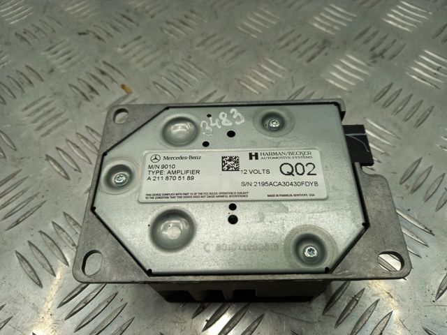 Підсилювач звуку аудіосистеми A2118705189 MERCEDES