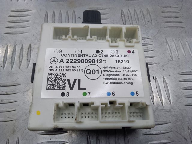 Блок комфорту передніх дверей A2229001414 MERCEDES