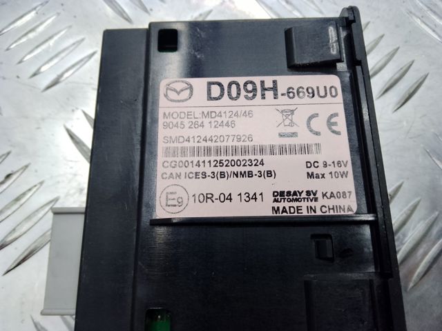 Блок керування мультимедійний D09H669U0 MAZDA