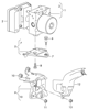 Блок управления abs volkswagen passat b7 2.5 usa cbua 2011-2015 1k0907375bk 1K0907375BK