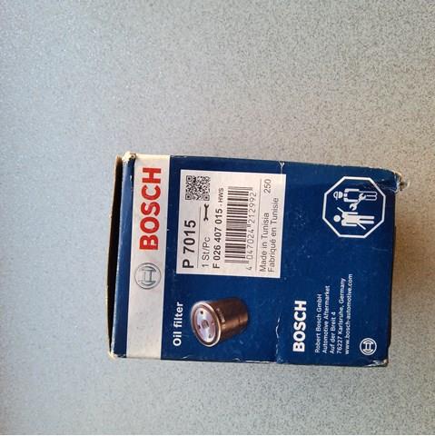 Фільтр масла F026407015 BOSCH