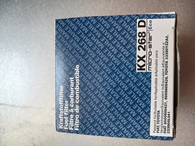 Фільтр палива KX268D MAHLE