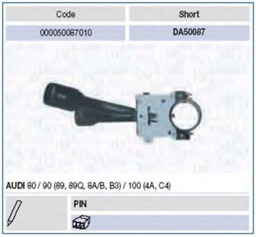 Перемикач підрульовий, лівий 000050087010 MAGNETI MARELLI