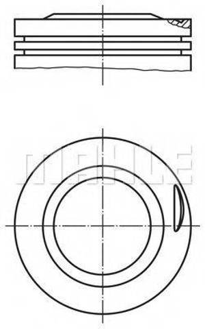 Поршень в зборі 0022501 MAHLE