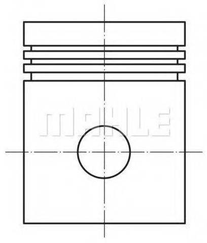 Поршень в зборі 0156102 MAHLE