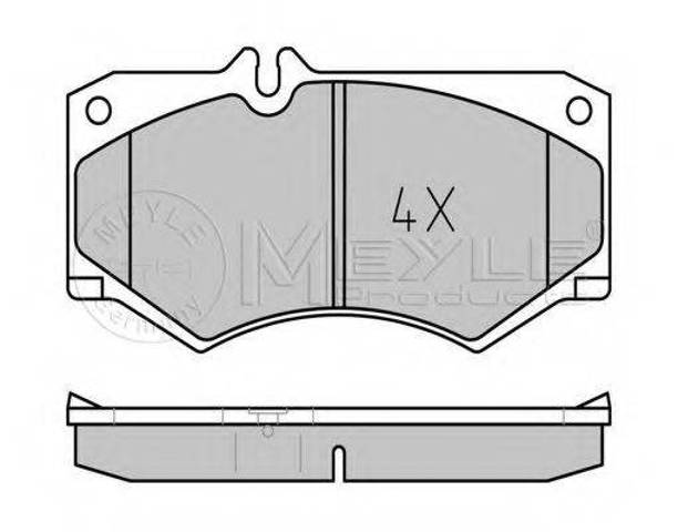 Колодки передні 0252078418 MEYLE