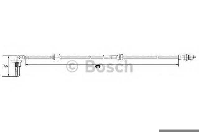 Датчик ABS задній правий 0265007533 BOSCH