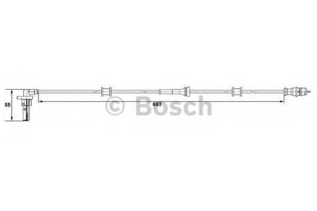 Датчик АБС задній лівий 0265007534 BOSCH