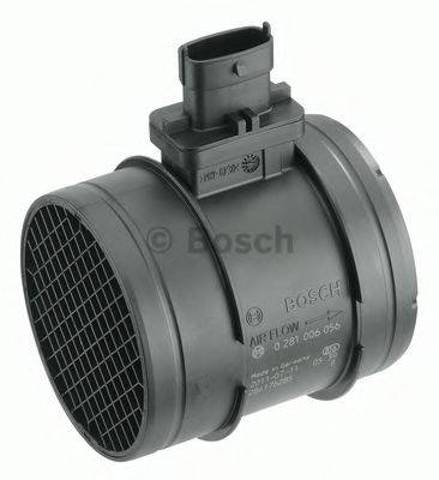 Датчик потоку (витрати) повітря, витратомір MAF - (Mass Airflow) 0281006056 BOSCH
