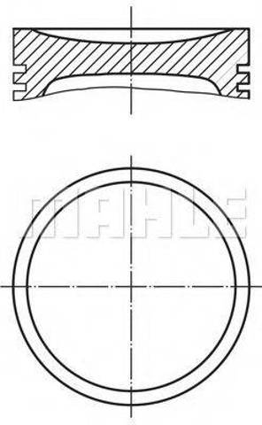 Поршень в зборі 0401100 MAHLE