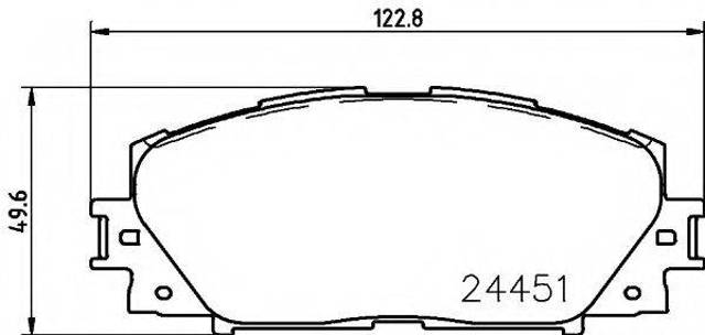 Дискові гальма 044650W141 TOYOTA