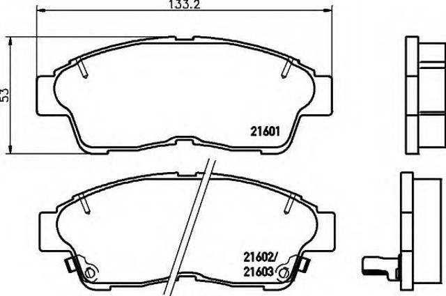 Дискові гальма 0446512593 TOYOTA