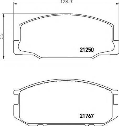 Тормозні колодки 0446528151 TOYOTA