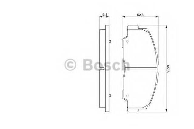 Колодки передні 0446560100 TOYOTA