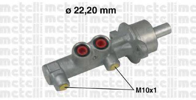 Циліндр головний гальма (Гідротормоз) 050538 METELLI