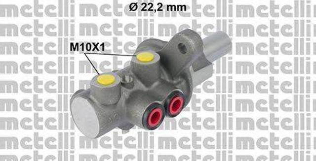 Циліндр гальмівний, головний 050730 METELLI