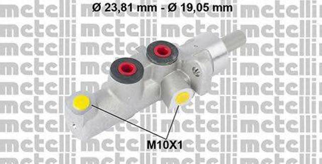 Циліндр головний гальма (Гідротормоз) 050773 METELLI