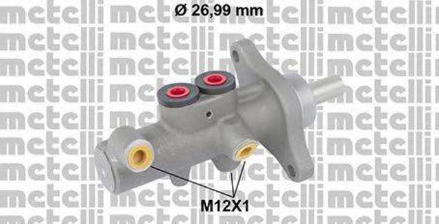 Циліндр головний гальма (Гідротормоз) 050832 METELLI