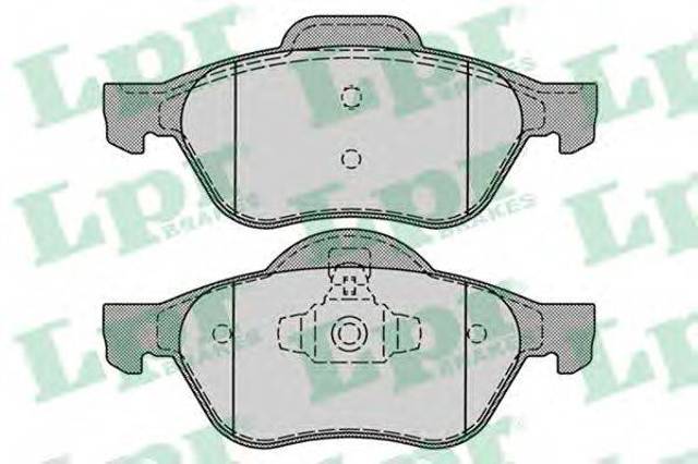 Колодки передні 05P1279 LPR