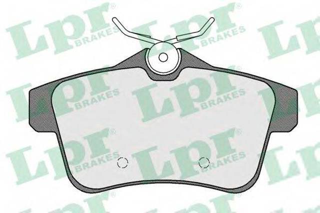 Задні колодки 05P1567 LPR