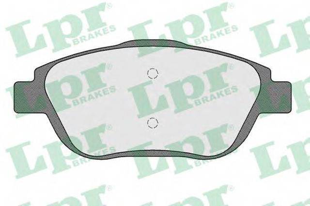 Тормозні колодки 05P1590 LPR
