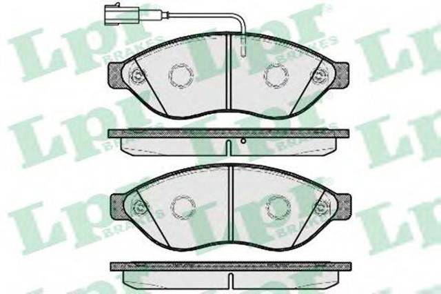 Тормозні колодки 05P1698 LPR