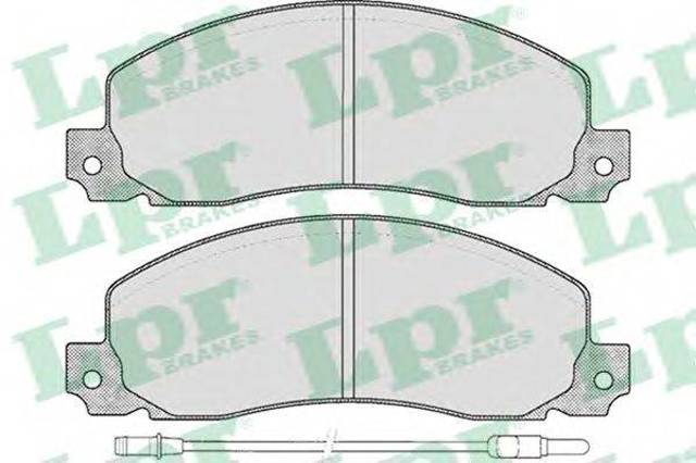 Колодки передні 05P278 LPR