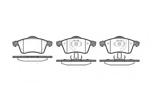 Колодки передні 061800 REMSA