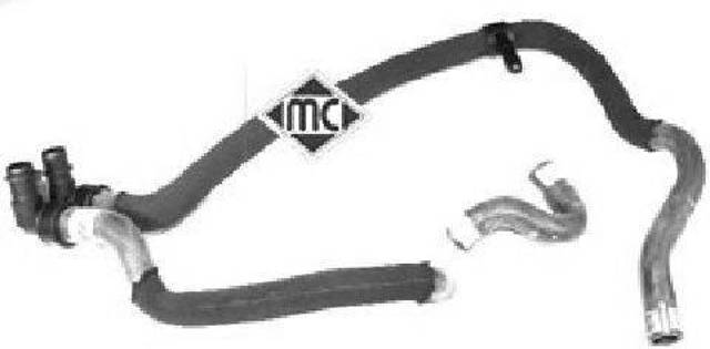 Патрубок грубки 08555 METALCAUCHO
