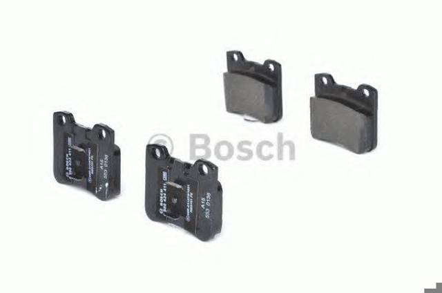 Колодки гальмівні передні, дискові 0986424411 BOSCH