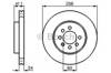 Гальмо дискове переднє 0986478286 BOSCH