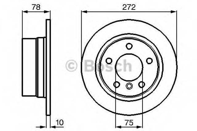 Дискові гальма 0986478641 BOSCH