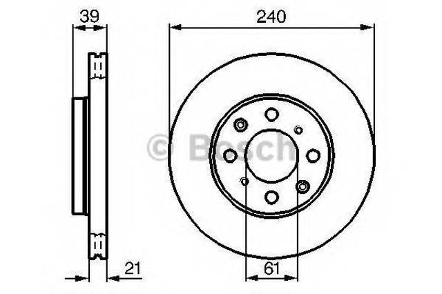 Ротор гальмівний 0986479033 BOSCH