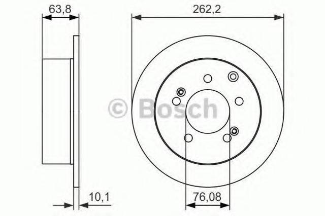 Задні дискові гальма 0986479061 BOSCH