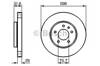 Гальмо дискове переднє 0986479267 BOSCH