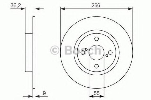 Задні дискові гальма 0986479335 BOSCH