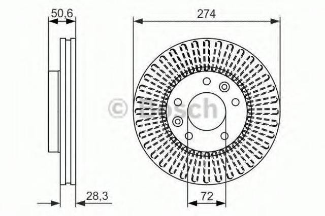 Ротор гальмівний 0986479599 BOSCH