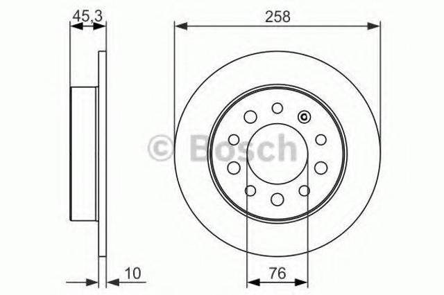 Задні дискові гальма 0986479697 BOSCH