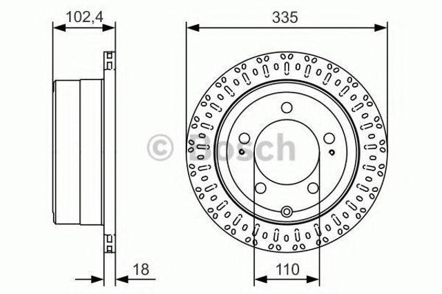 Задні дискові гальма 0986479A61 BOSCH