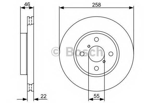 Ротор гальмівний 0986479C06 BOSCH